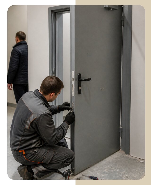 Ремонт противопожарной двери в Солнечногорске по цене 6765 р. | ДвериЛегко-Слн