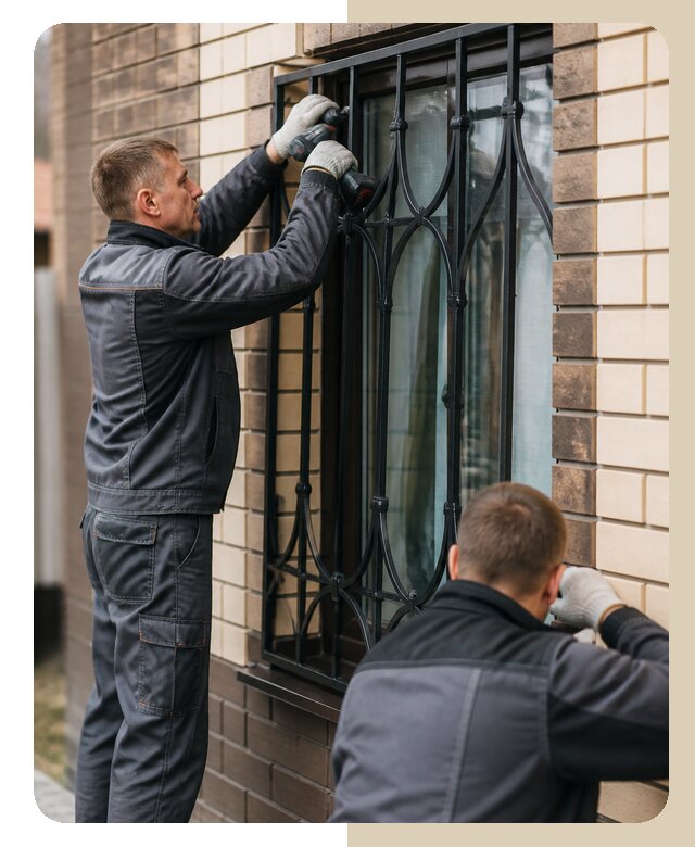 Установка решеток в дом в Солнечногорске по цене от 3643 р. | ДвериЛегко-Слн